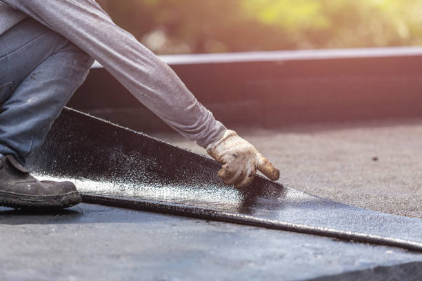 Professional Crawl Space Encapsulation technician working in Reynoldsburg, OH